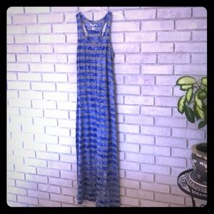 💙 Racerback Striped Maxi 💙